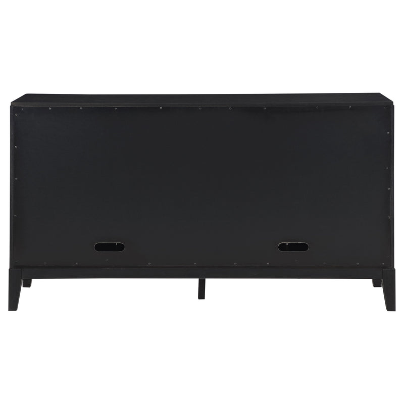 Brookmead 4-door Sideboard Buffet Storage Cabinet Black