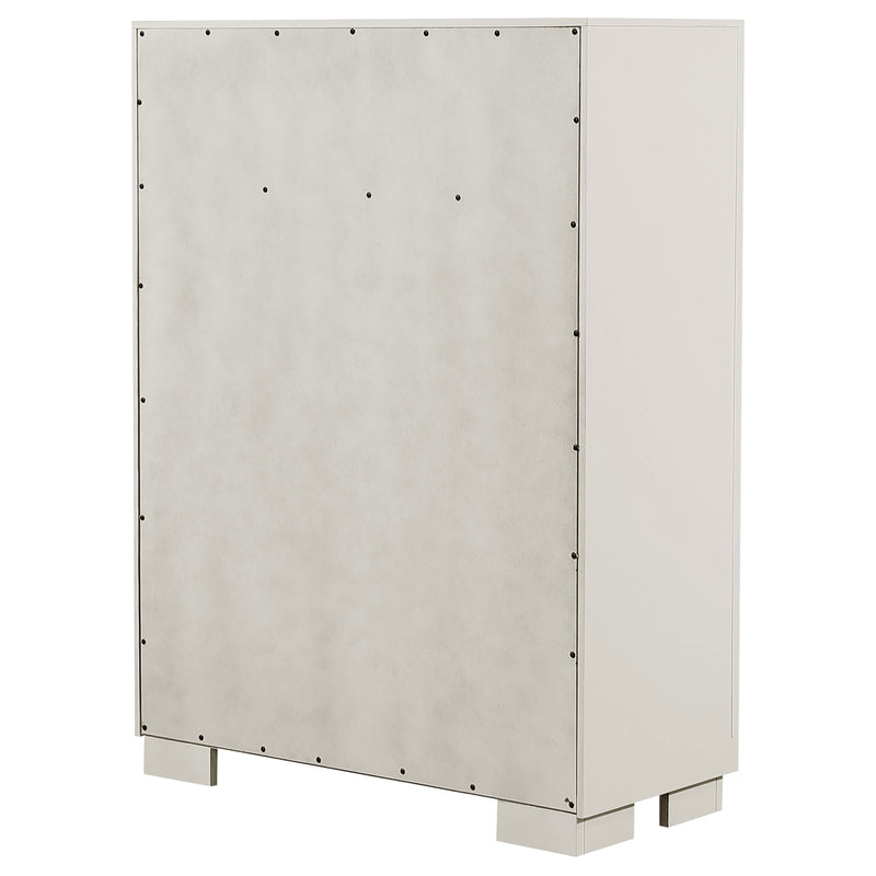 Jessica 5-drawer Bedroom Chest Snow White