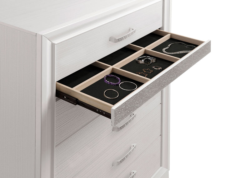 Miranda 6-drawer Bedroom Chest White
