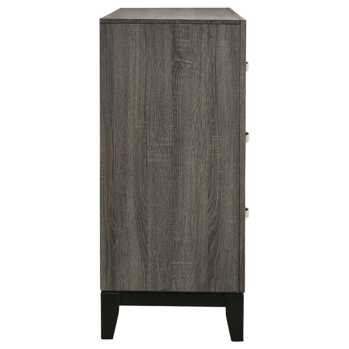 dresser grey oak Watson 6-drawer Dresser Grey Oak — Tuscaloosa Furniture Outlet