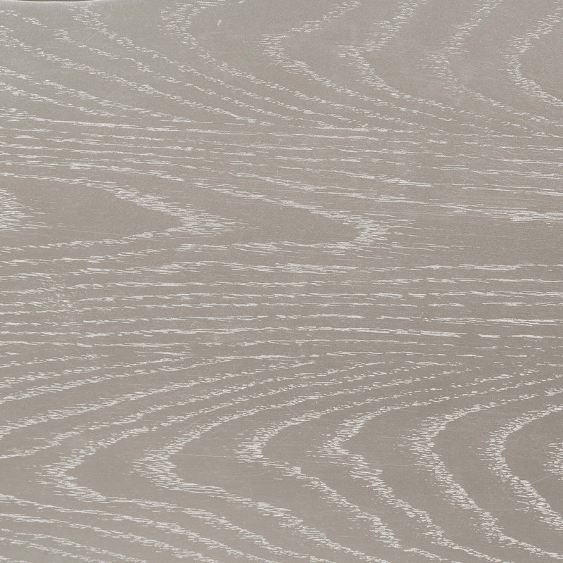 Evangeline Wood Queen LED Panel Bed Silver Oak