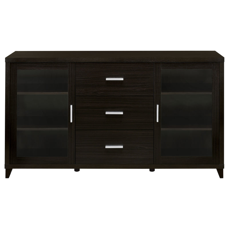 Lewes 2-door Engineered Wood 60-inch TV Stand Cappuccino