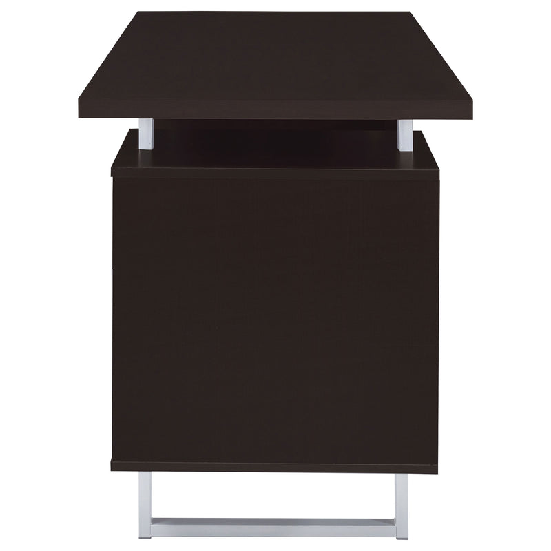Lawtey 60-inch 2-drawer Office Computer Desk Cappuccino