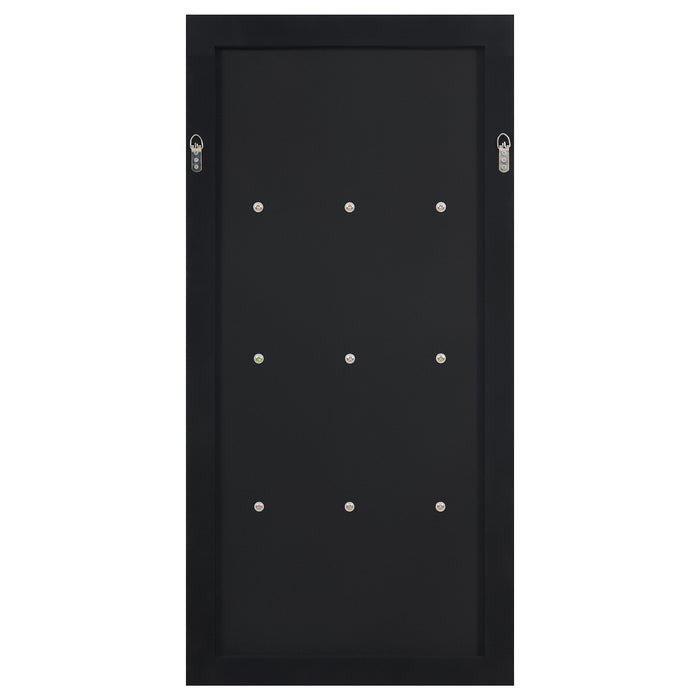 Oriel 24 x 47 Inch Rectangular 3-Shelf Wall Mirror Silver